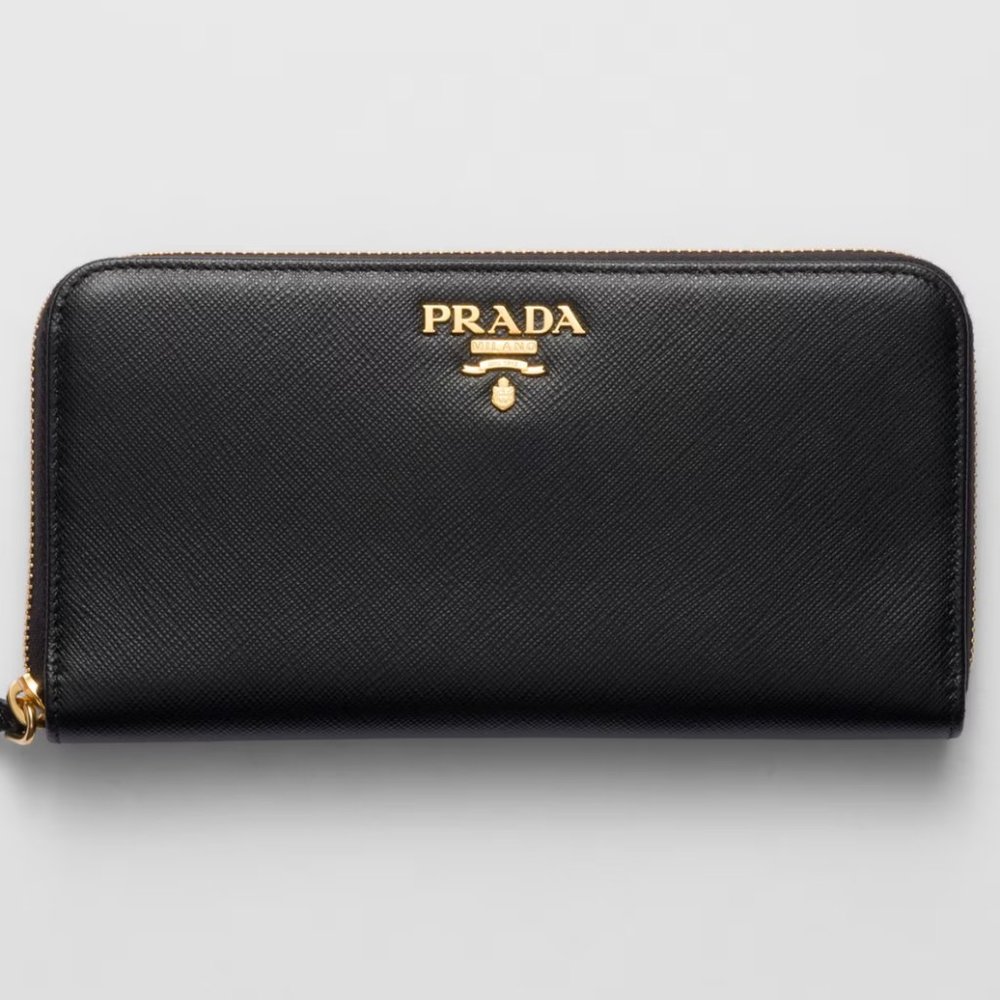 Prada Large Saffiano Leather Wallet